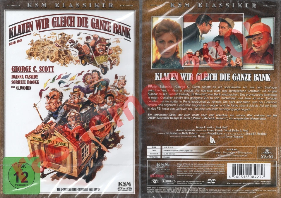 DVD KLAUEN WIR GLEICH DIE GANZE BANK (1974) George C. Scott Erstauflage Neu+OVP - Bild 1 von 1