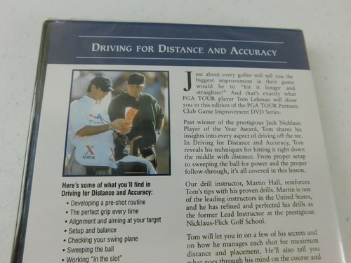 PGA Tour Golf Game Improvement DVD, 'Driving for Distance & Accuracy', NEW - Picture 4 of 5