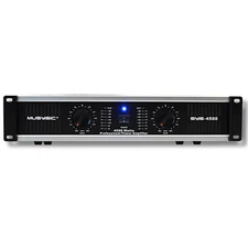 MUSYSIC Amplifier 2 Channel 4500 Watts Professional Power Amplifier, DJ Stereo