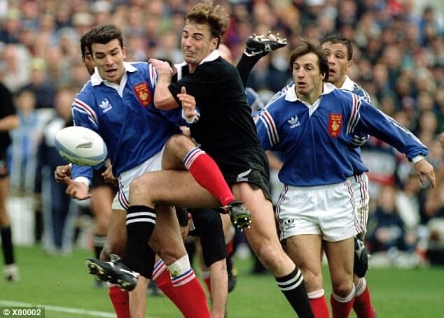 ADIDAS FFR France Rugby Union 1993-1994 Vintage Jersey 90s