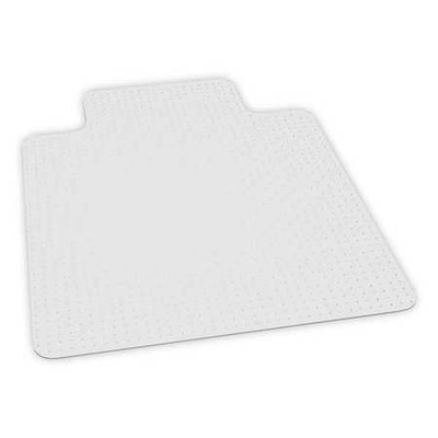 ZORO SELECT 128133 Chair Mat 45"x53", Traditional Lip ...