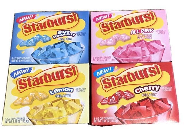 starburst candy gelatin