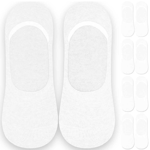 5 Pares Calcetines Invisibles 36-44 Suaves Elasticos Ligeros GF80796 Blanco - Imagen 2 de 6