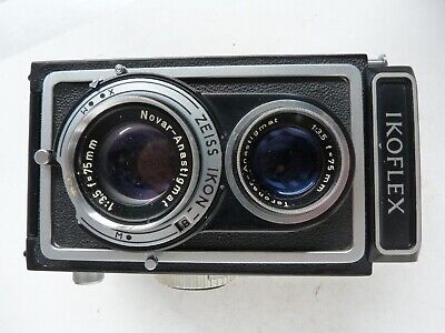 VINTAGE ZEISS IKON IKOFLEX TLR W/ NOVAR 75MM 3.5 LENS.AS IS VINTAGE ZEISS IKON IKOFLEX TLR W/ NOVAR 75MM 3.5 LENS.AS IS