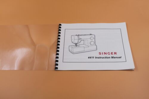 Singer 4411 Owners Instruction Manual 30 Pages With Clear Protective Covers - Picture 2 of 7