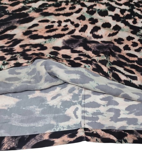 WAYNE BY WAYNE COOPER Sleeveless Leopard Top Womens Size 8 🐆 - Picture 11 of 13