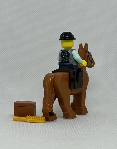 NUEVO LEGO Figura Minifigura 60327 Caballo y Jinete Caballo Ecuestre Salto - Imagen 4 de 9