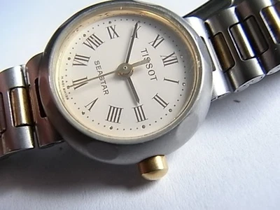 Damen Vintage Armbanduhr Tissot Seastar Swiss 30 m, läuft - Bild 1 von 4