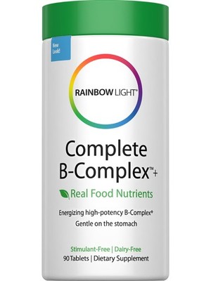 Rainbow Light - Complete B-Complex, 90 Count, 90 Count (Pack of 1), No Color 
