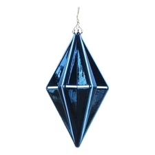 Vickerman 5.5" Midnight Blue Shiny Finial Orn 4/bg