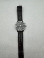 * Tissot Chrono XL Classic Brown Leather Strap Men's Watch T1166171105701