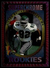1993 Wild Card Superchrome Rookies Victor Bailey Rookie Philadelphia Eagles. rookie card picture