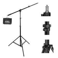 SmallRig Light Stand with Boom Arm 110 Inch Air Cushioned