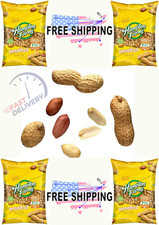 4 PACK Hampton Farms Unsalted In-Shell Peanuts 20 lbs. TOTAL - FREE SHIPPING