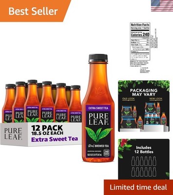 Brand New Iced Tea Extra Sweet Real Brewed Tea 18.5oz Pack of 12