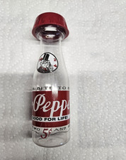 Dr.Pepper Vintage Clear Plastic Baby Soda Bot...