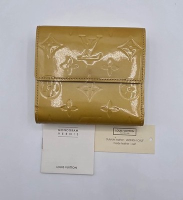 Louis Vuitton Amarante Monogram Jaune Passion Vernis Elise Wallet