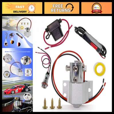 Universal Brake Line Lock Kit - Launch Control, Stainless Steel Valve, Easy Inst