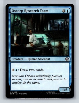OSCORP RESEARCH TEAM 40 C MARVEL'S SPIDER-MAN MAGIC: THE GATHERING NM