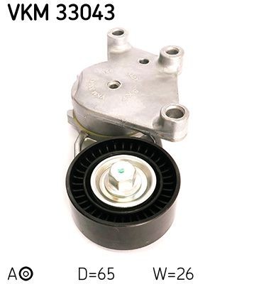 V-Ribbed Belt Tensioner SKF VKM 33043 Fits Citroen Ford Mazda Mini Diameter 65mm