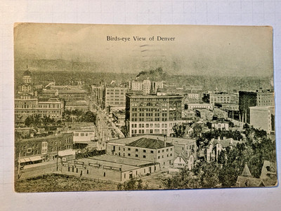 CU16.  Bird's Eye View of Denver, Colorado, 1911