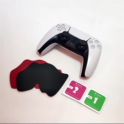 1 Pair Anti-Skid Sweat-Absorbent Controller Grip Sticker fits for PS5 Controller - Video 1 of 1