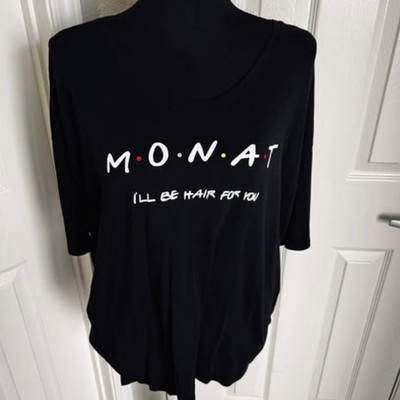 MONAT Black  I ll Be Hair for You  Lightweight Shirt Size XL