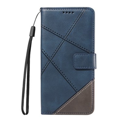 Handy Hülle für Oppo A5 A6 Realme 15T C85 14 C83 C71 Spleißen Leder Wallet Case