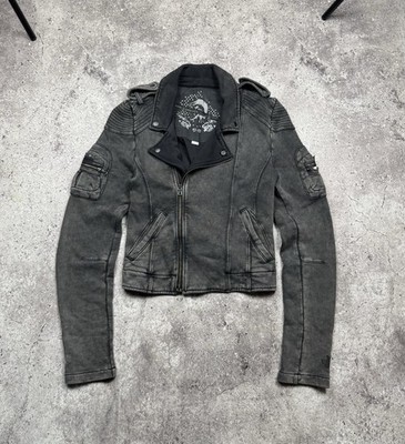 Avant Garde Diesel Rick Owens Style Y2K Biker Opium Punk Jacket Japanesse Vntg