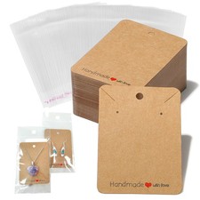 Earring Cards, 100 Pcs Earring Display Holder Cards for Selling with Packagin...