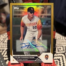 2023 Topps Pro Debut - Tyler Soderstrom #PD-28 Gold Foil /50 see description!!