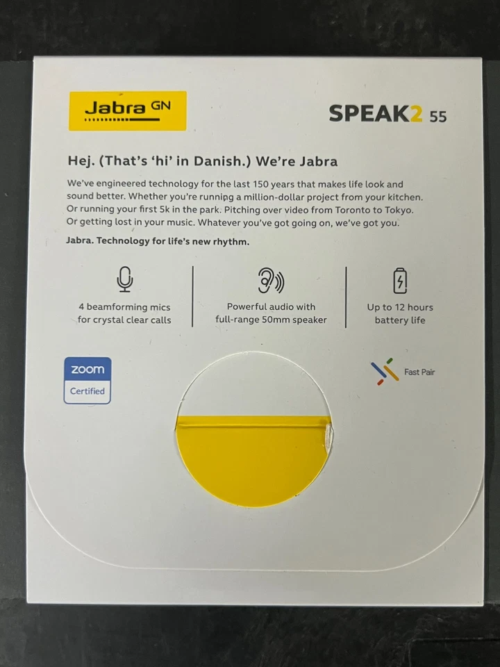 Jabra Speak2 55 Wireless Bluetooth Speakerphone PHS080W - Image 2 of 2