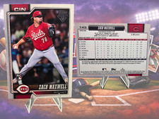 2026 Topps Series 1 Zach Maxwell #143 Cincinnati Reds RC MLB Baseball Card