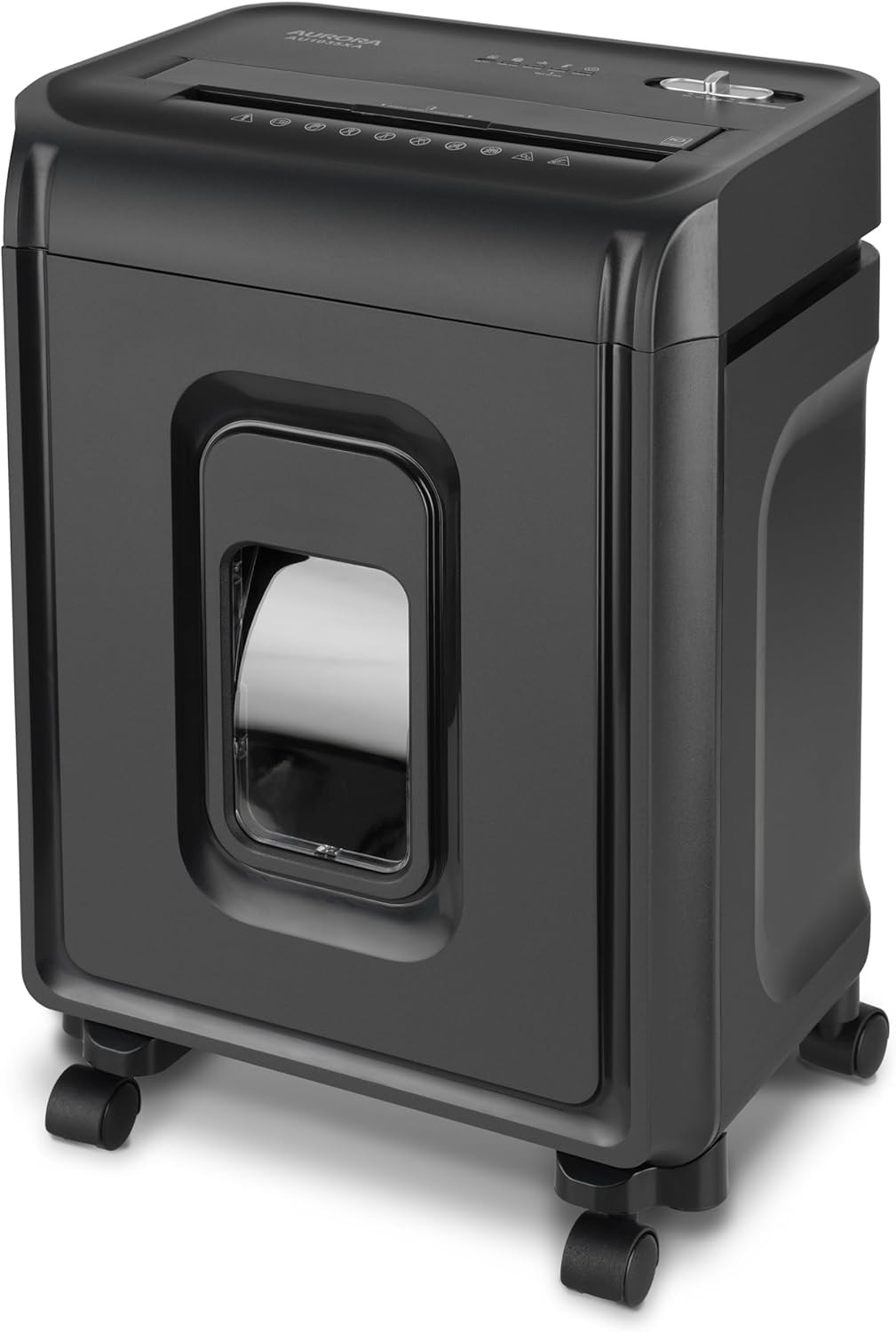 AU1035XA 10-Sheet Crosscut Paper/Credit Card Shredder with 4-Gallon Pullout Wast