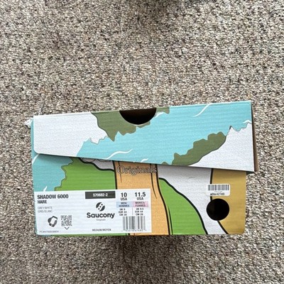 Saucony Maybe Tomorrow Shadow 6000 Hare Gray/White Suede Low Top Sneakers