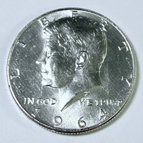 1964 KENNEDY HALF DOLLAR BU/ UNCIRCULATED 90% SILVER MINT STATE #5952