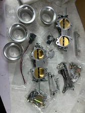 52mm Bore 52dcoe Twin Throttle Body Injection Kit For Ford 2l Jenvey Weber Dcoe