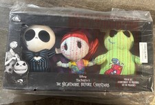 Disney Tim Burton's The Nightmare Before Christmas Plush Set, Jack, Sally, Oogie