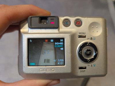 Casio QV R40 4.0MP Digital Camera - Silver for sale online | eBay