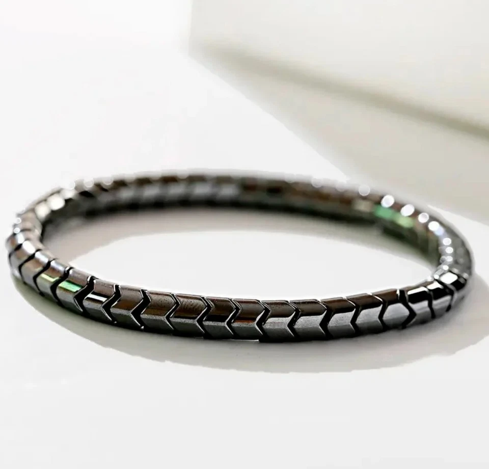 1Set (2pc) Men/Women Therapeutic Health Energy Healing Magnetic Bracelet Therapy - Image 3 of 4