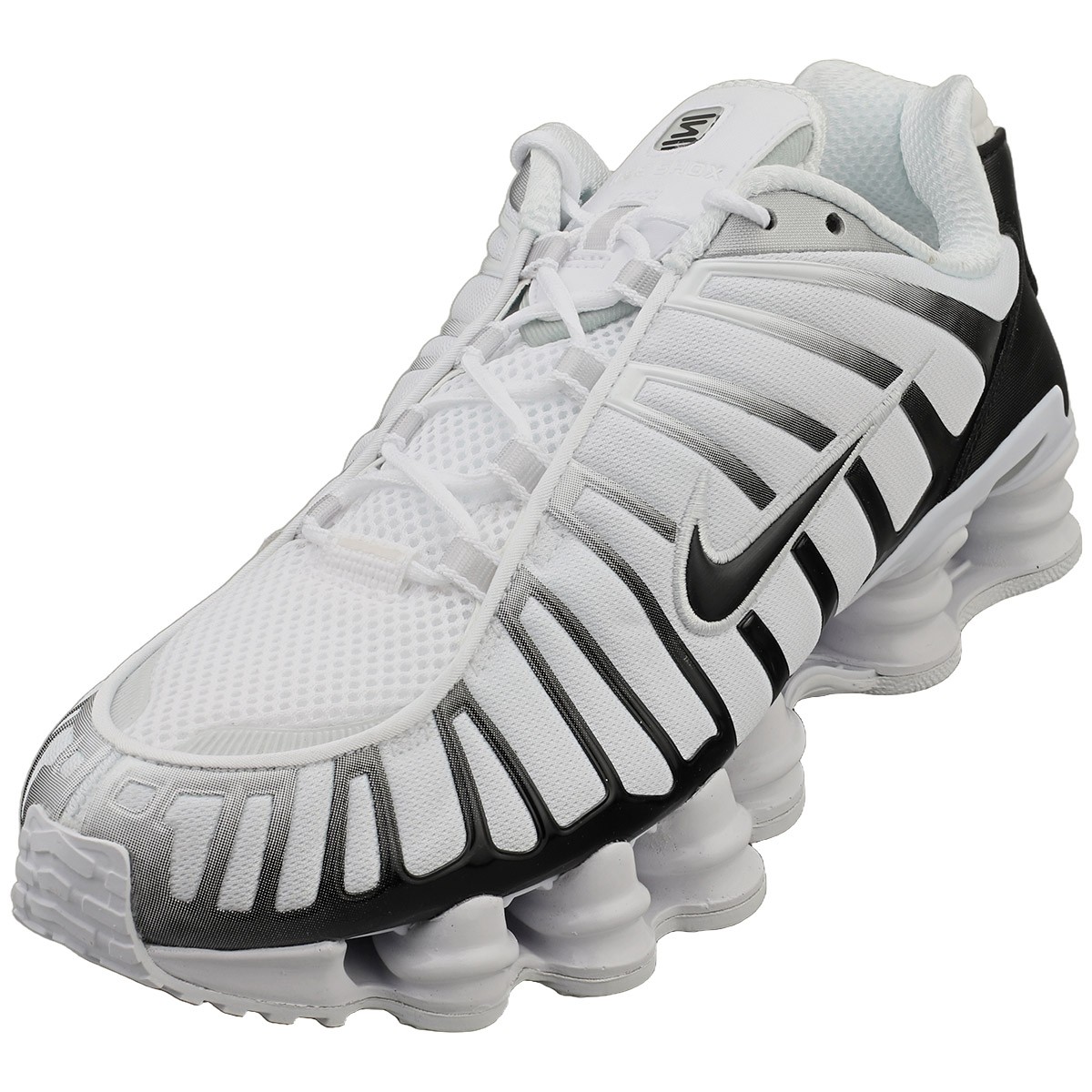 靴 Nike Shox TL Nike Shox Tl Mens Fashion Sneakers in White Black - 11.5 US