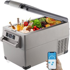 Sin marca Nevera Portátil de Viaje para Coche Camping 45W 12V/24V Capacidad 35L