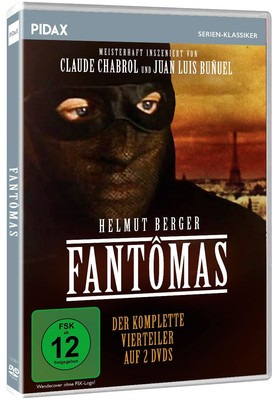 Fantomas - Der packende 4-Teiler DVD Helmut Berger