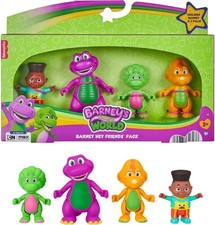 Fisher Price - Barney's World: Barney Hey Friends Figure 4-Pack New Toy Figu