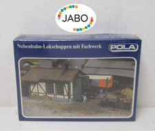 (RH/20) Pola Bausatz Spur N 277 Nebenbahn Lokschuppen mit Fachwerk NEU/OVP
