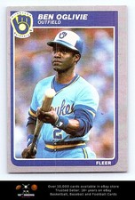 1985 Fleer BASEBALL #590 Ben Oglivie