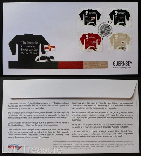Guernsey Stamps: "The Humble Guernsey" First Day Cover 2017