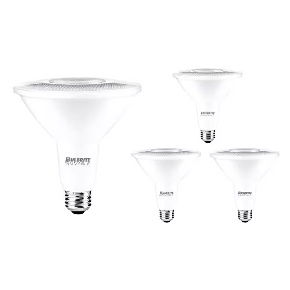 Bulb Thread Check 90-Watt Equivalent PAR38 with Medium Screw Base E26 Dimmable LED Light ...