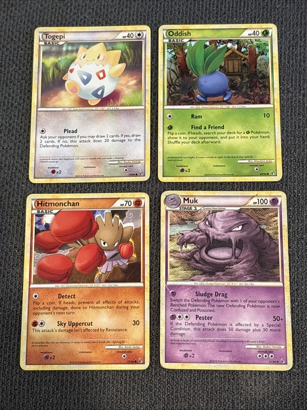 Pokémon Vintage TCG Undaunted 2010 Card Lot LP/MP/HP