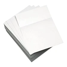 Lettermark Punched & Perforated Inkjet, Laser Copy & Multipurpose Paper - White